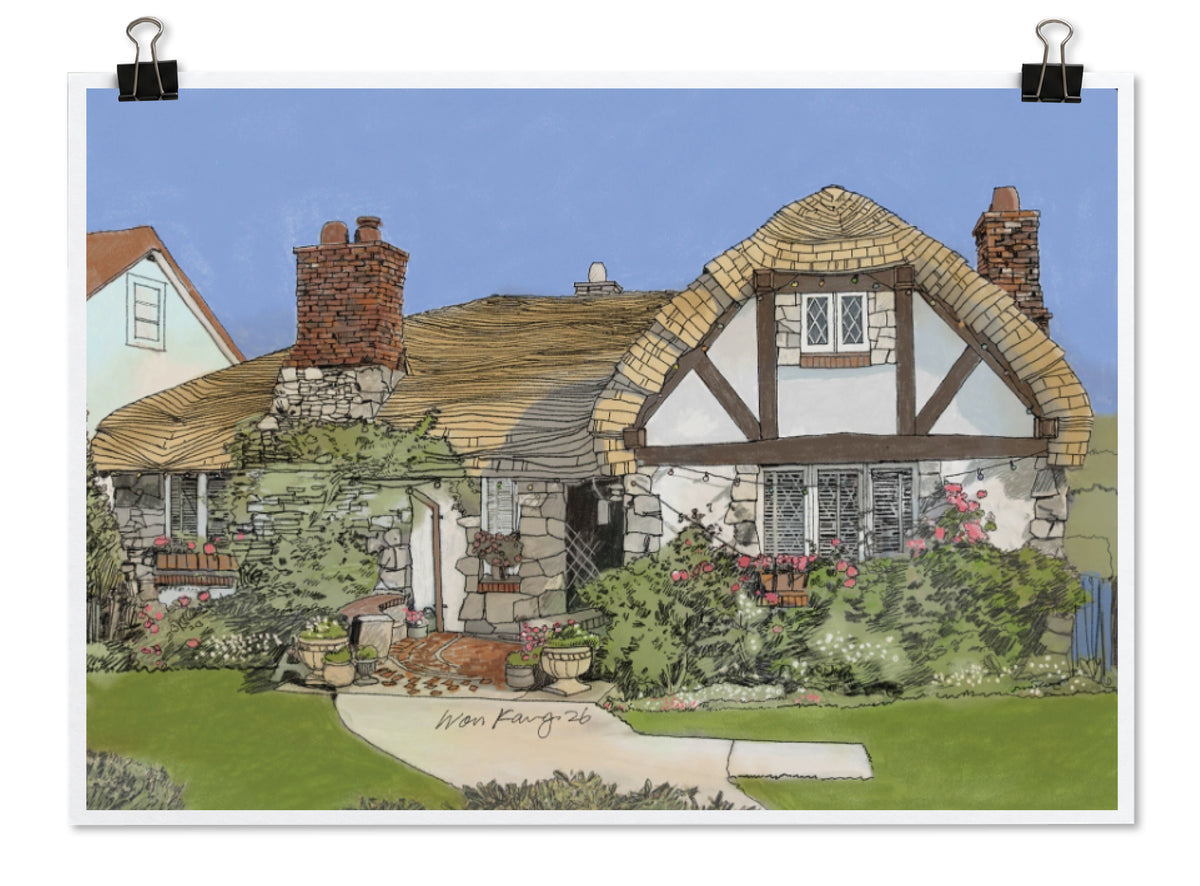 Vancouver Hobbit House Print by Won Kang