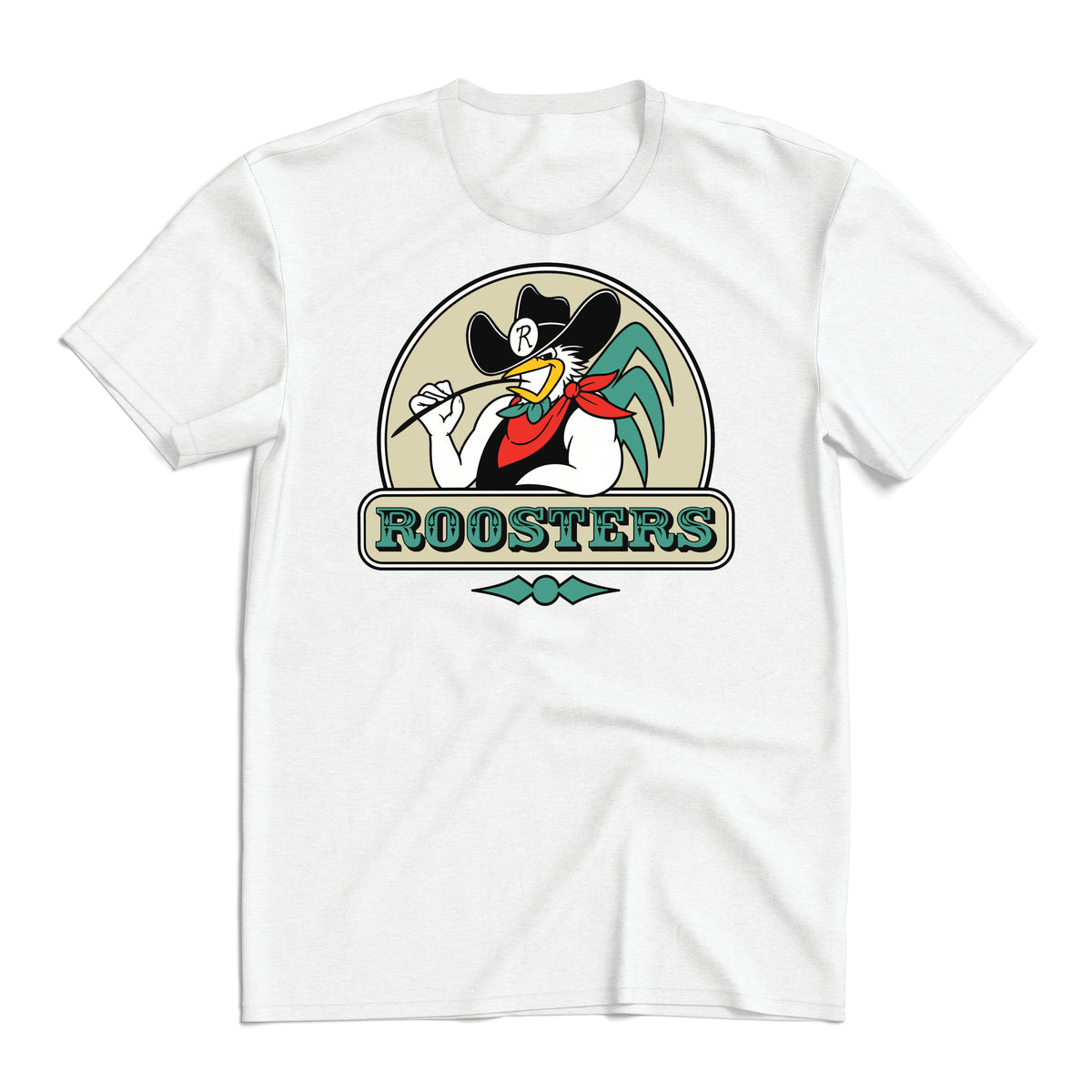 Roosters Colour Logo T-Shirt